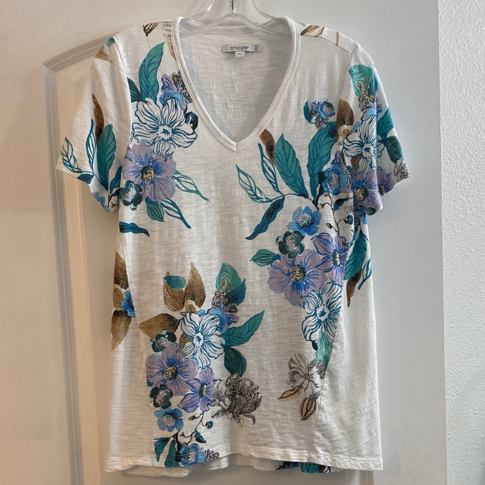 Chico’s Floral Tee